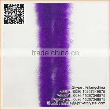 Wholesale Sexy Purple 20g Bleached Fluffy Feather Boa