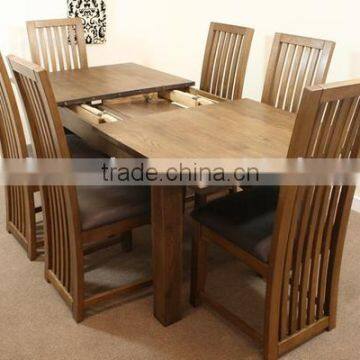 UCF0027 Solid Oak Wood Dining Table, Dining Chair