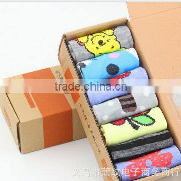 012006 High quality wholesale children middle tube gifts box socks