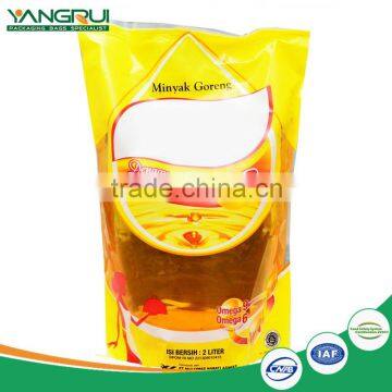 food grade laminated aluminum foil oil bag liquid stand up pouch with spout                        
                                                                                Supplier's Choice