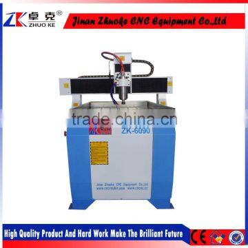 Stepper Motor CNC Engraving Machine For Wood Aluminum Acrylic ZK-6090 600*900MM With PCI NcStudio Controller