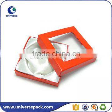 Custom made paper box with window