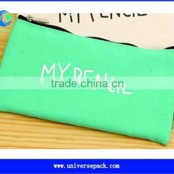 Eco wholesale pencil pouch logo available