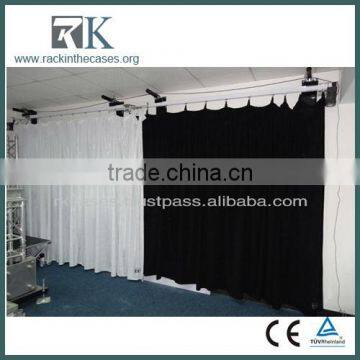 Aluminum Motorized Curtain Track System Hospital Curtain Track