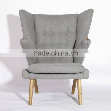 Hans J. Wegner Cashmere Teddy Bear Chair and Ottoman photo-6