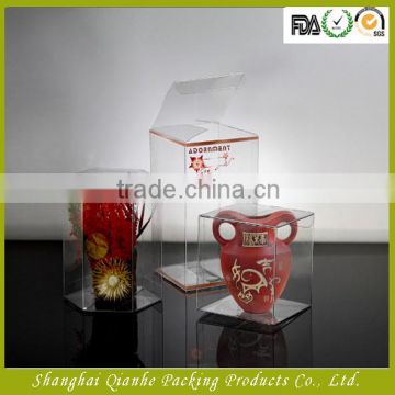 custom design pet/pvc plastic transparent box