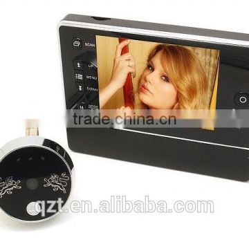 3.5" Ultra bright TFT LCD display peehole camera digital video door viewer 120 degree wide degree night vision