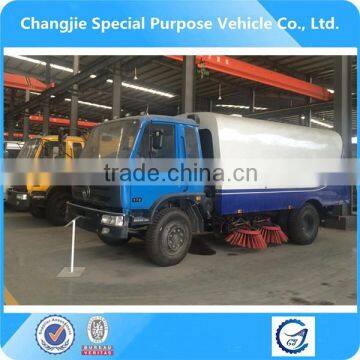 Hot selling cheap price high quality durable dongfeng153 6cbm 6m3 road sweeper truck