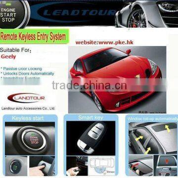 Smart Car Alarm System Engine Start Keyless Entry System for Geely