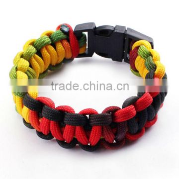 military cord braided survival bracelet