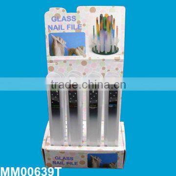 Twelve constellations glass nail file