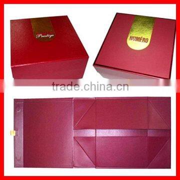 100% Handmade High Quality Elegant Colorful Fold box with custom
