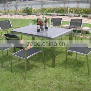 Garden furniture dining sets marble outdoor patio furniture                        
                                                                                Supplier's Choice