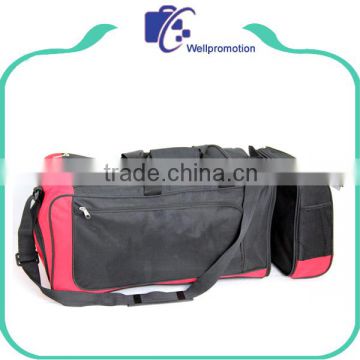 Extra large travel sport duffle bag with cooler compartment