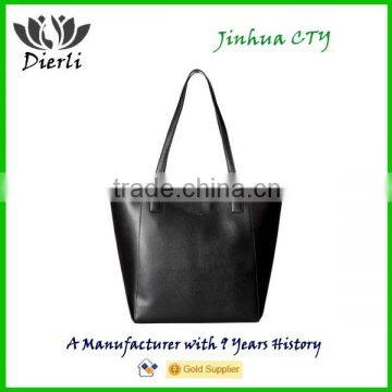 Plain Leather Tote Bag