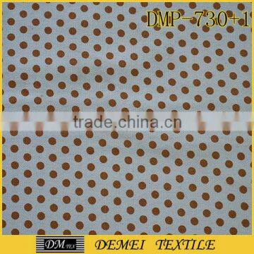 plaid fabric canvas dots pattern fabric for pillows and upholstery