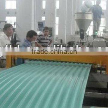 PVC PET Wave Tile extruder machine