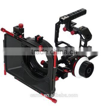 For S ony A7RII CAME-TV Camera Rig Mattebox Follow Focus Kit