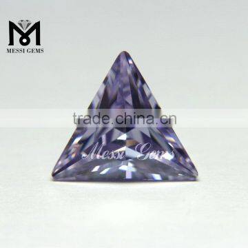 Hotsale Good Quality Triangle 10x10 Lavender Cubic Zircon Gem Stone