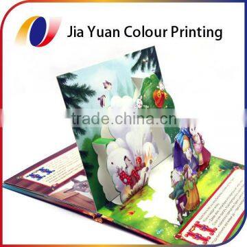 Coloring 3d pop up book printing story board book printing service