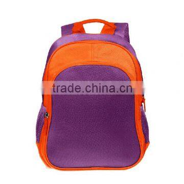 2014 beautiful simple style school bag for kids