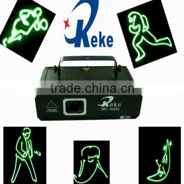 green SD cartoon laser light