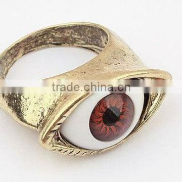 Alloy human eyes ring,fashion rings,2013 new jewelry