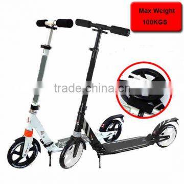 Big Wheel 200mm Aluminum Kick Scooter For Adult