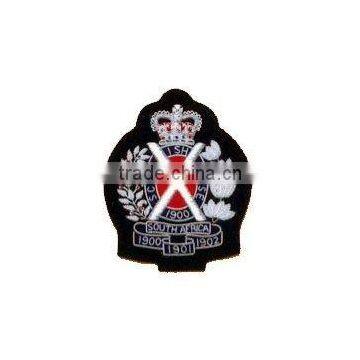 Hand Embroidered Badges , Emblems , Crest , Insignias , Patches