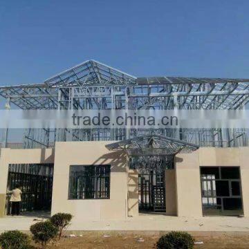 light steel frame prefab homes galvanized steel villa buildings