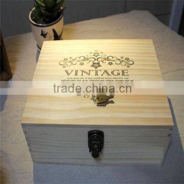 classical storage box for dog food wooden box wooden packaging wholesale