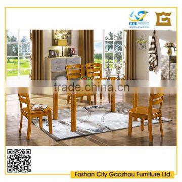 New model exotic solid wood frame dining table