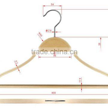 wholesale cheap clothes hanger , natural color wooden hanger hot sale hanger