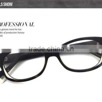 New Fancy Unisex Acetate Glasses Frames Italy Design For Men Women Handmade Eyewear Optical Frames With Patchwork Color X1168