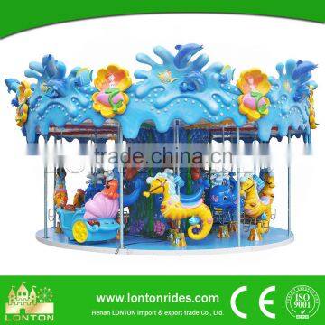Used Playground Equipment For Sale Kiddie Ride 16seats Ocean Carousel Horse Price