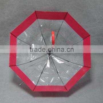 Plastic Dome Transparant Umbrella U Shape Umbrella photo-5
