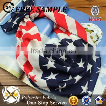 100% polyester satin digital print fabric for scarf