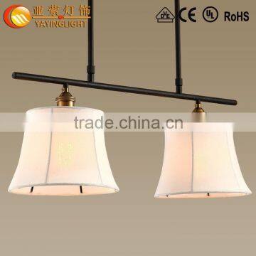 Vintage Chandelier with Cloth Lampshade,Indoor lighting modern ceiling chandelier