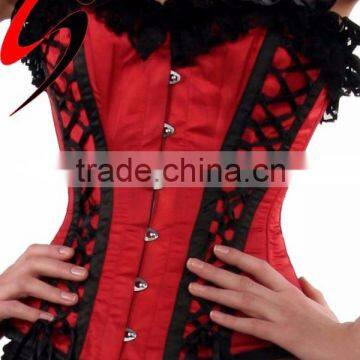 Under Bust Steel Boned Satin