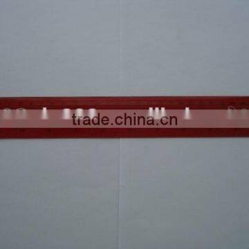 custom logo printed 30cm plastic flexible PVC soft ruler