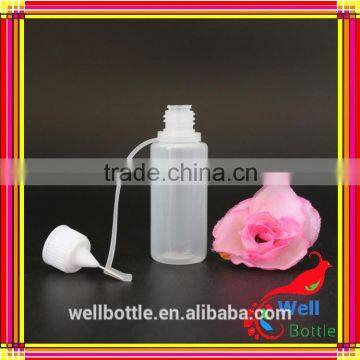 Empty 3ml 5ml 10ml plastic PE dropper bottle with plastic e liquid bottle