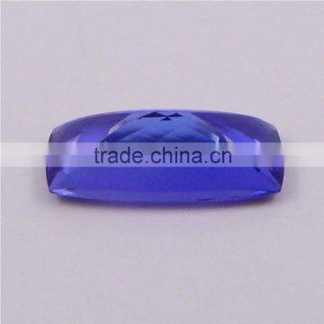14 CTS PERFECT CUT AAA COLOR NATURAL TANZANITE 10X22 MM CUSHION