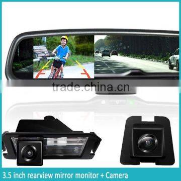 parking sensor mirror Hot 3.5 inch digital rear view mirror car monitor rear view camera mirror