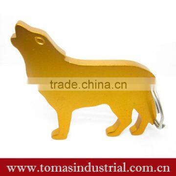 Wholesale cheap custom metal bottle opener keyring