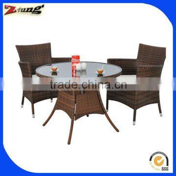 ZT-1109CT aluminum rattan/wicker KD outdoor furniture