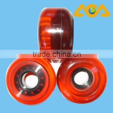 Transparent Black Core 45mm Longboard Skateboard Wheels