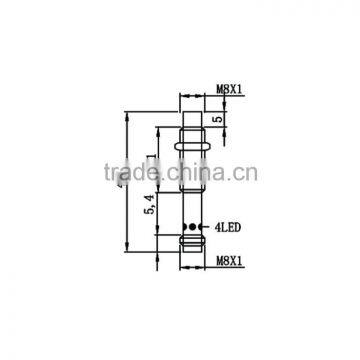 M8 Plug Series Non-flush Standard Inductive Proximity Sensor With Short Body photo-2