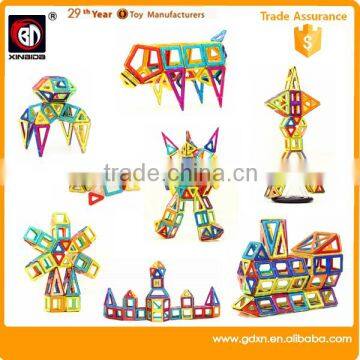 198PCS Children Funny Marforners Magic Magnetic Plastic Building Block For Preschool