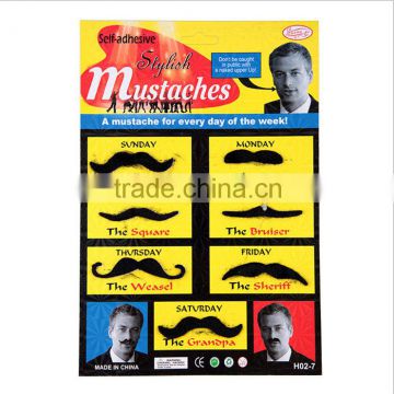 fake moustache beard/party fake beard moustache/fake moustache for sale/fake beard/cosmetic beard