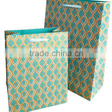 Customized ivory luxury fancy paper gift bags